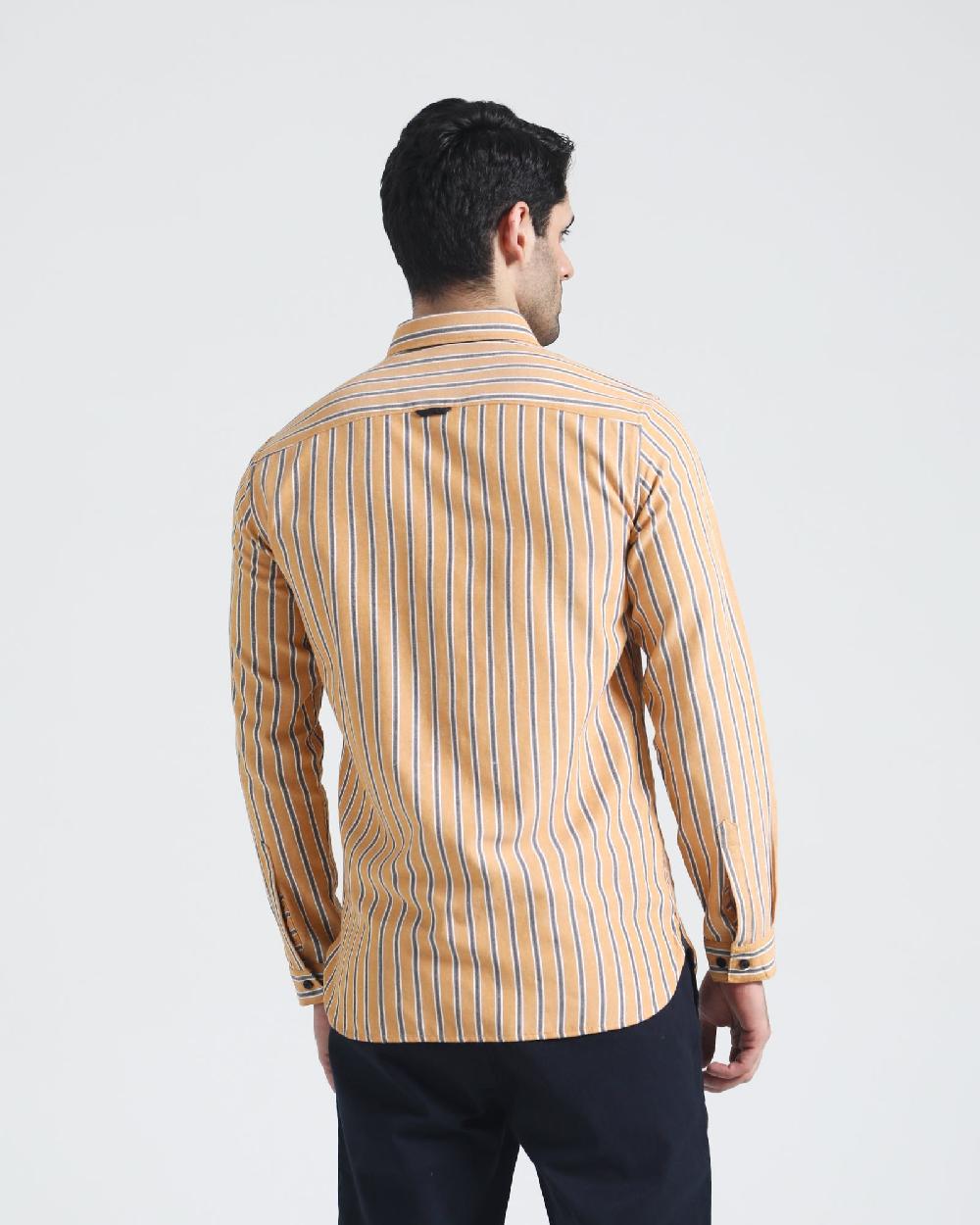 Engine Men Casual Shirt FC4117-00S-YEL