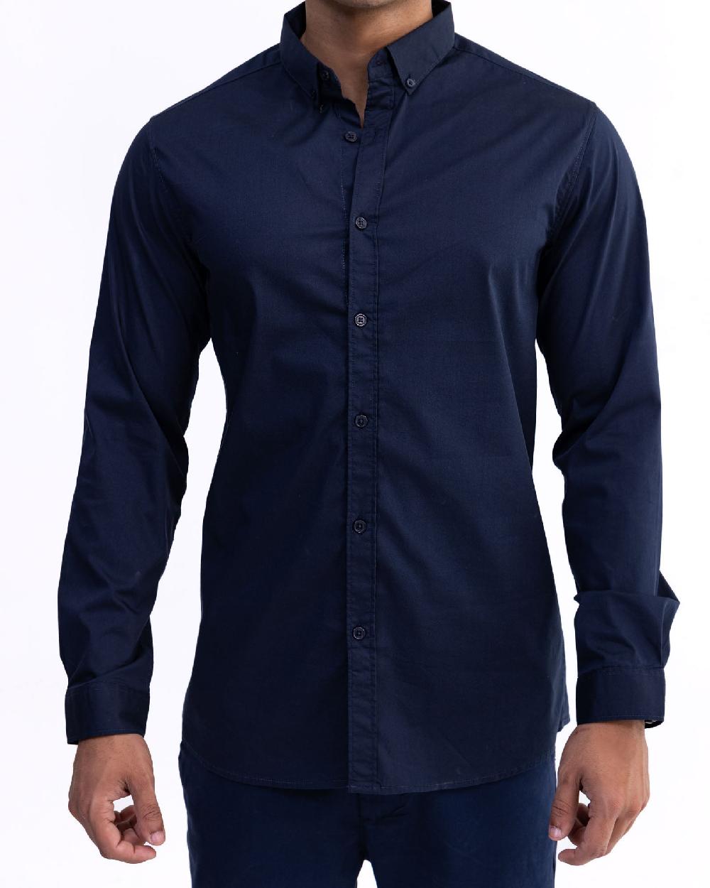 engine Men Casual Shirt FC5008-00S-NVY