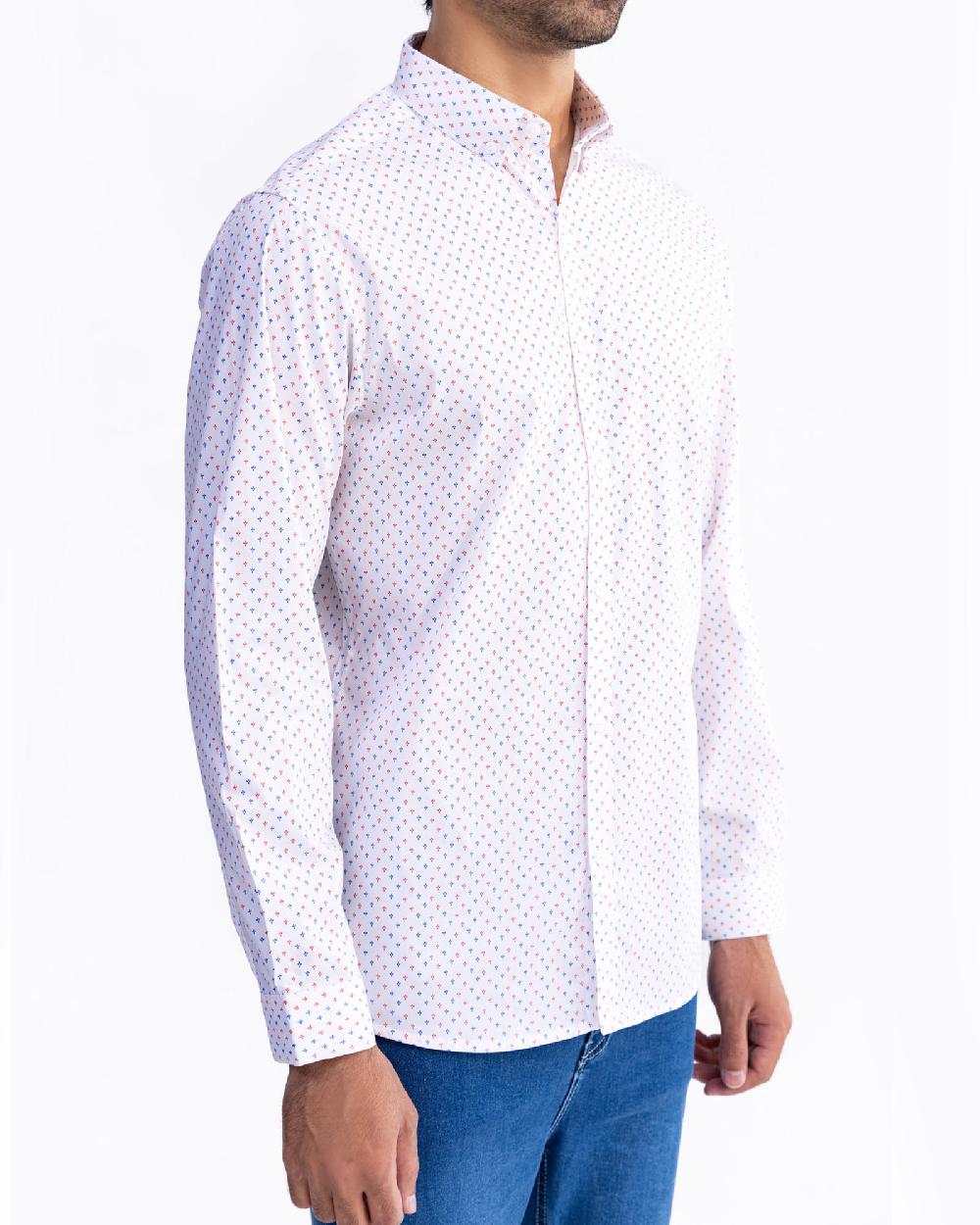 Engine Men Casual Shirt FC5009-00L-WHT