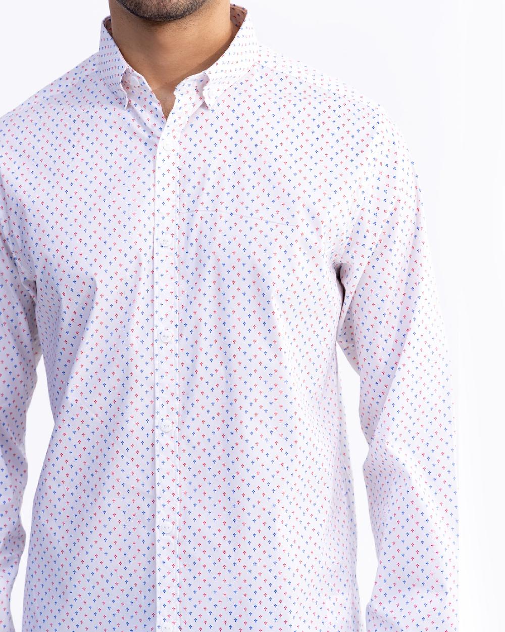 Engine Men Casual Shirt FC5009-00L-WHT