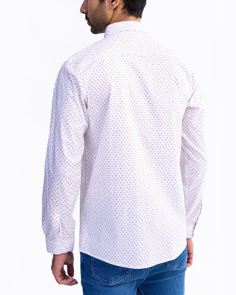 Engine Men Casual Shirt FC5009-00L-WHT