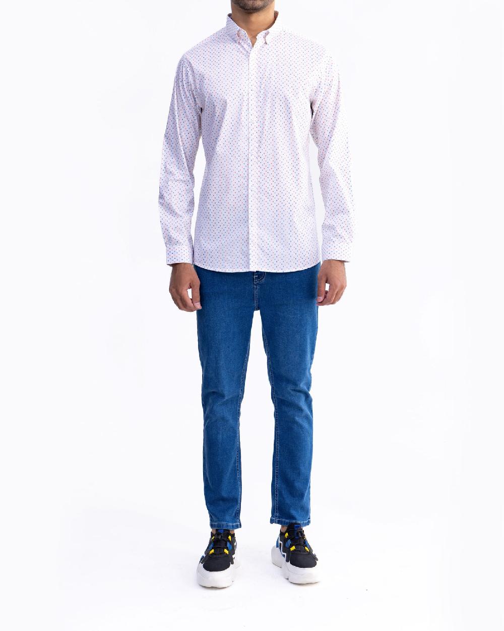 engine Men Casual Shirt FC5009-00L-WHT
