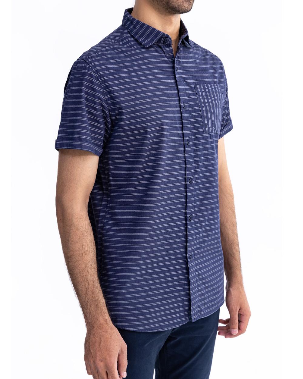 Engine Men Casual Shirt FC5010-00L-NVY