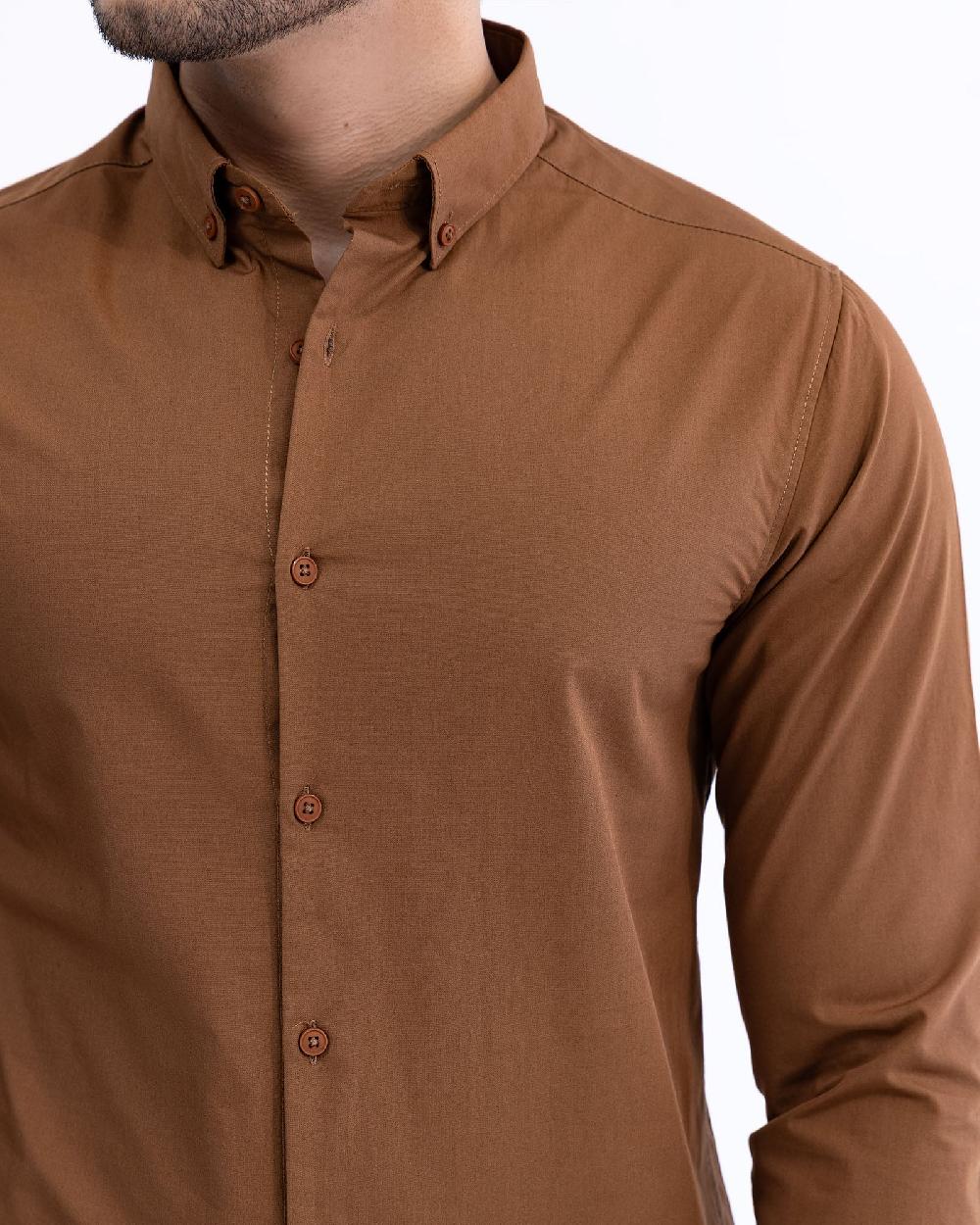 Engine Men Casual Shirt FC5011-00S-BRN
