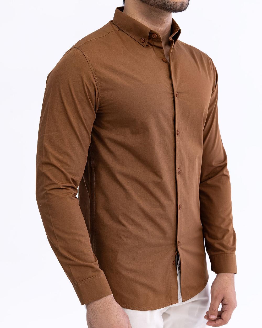 Engine Men Casual Shirt FC5011-00S-BRN