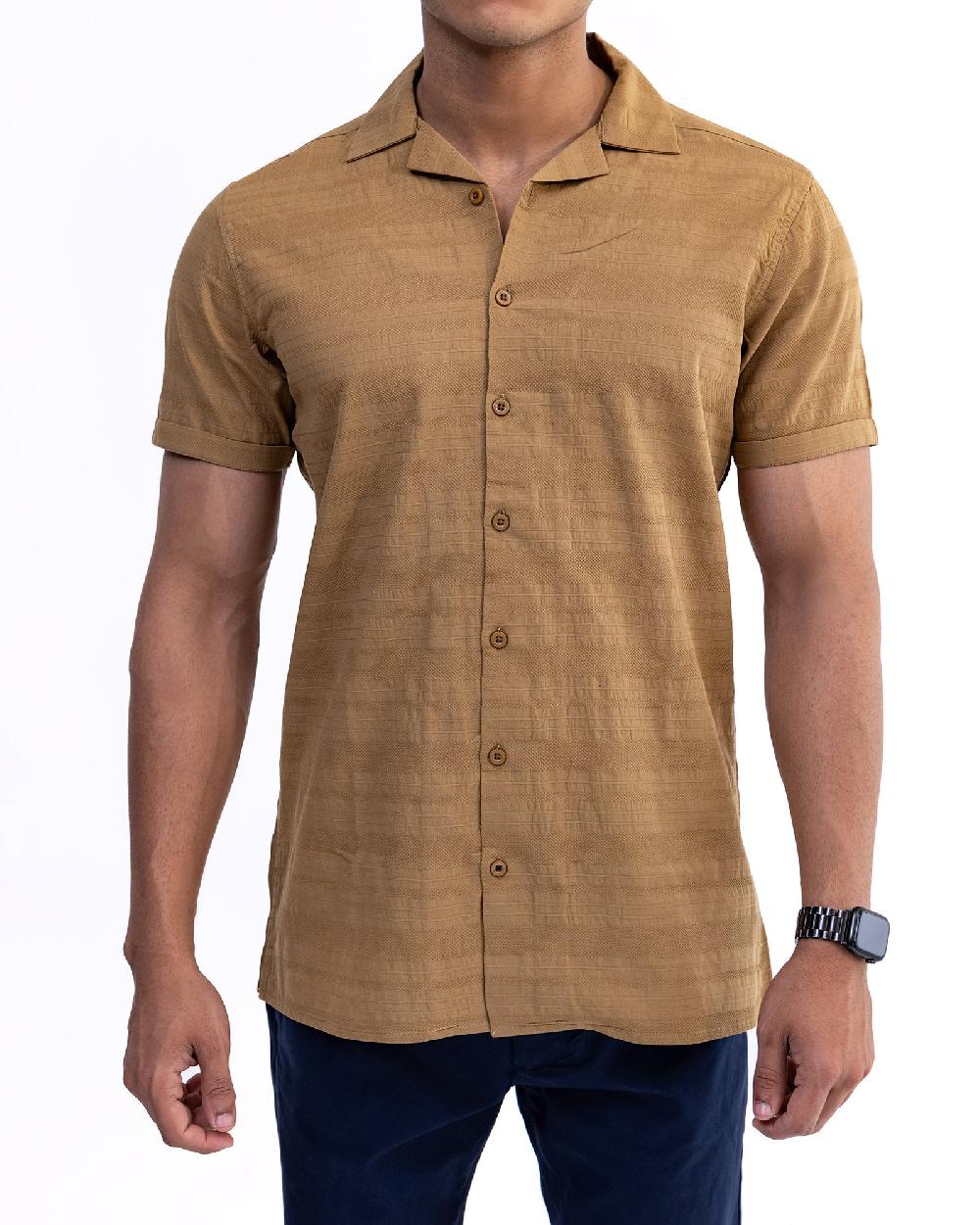 engine Men Casual Shirt FC5018-00L-KHK