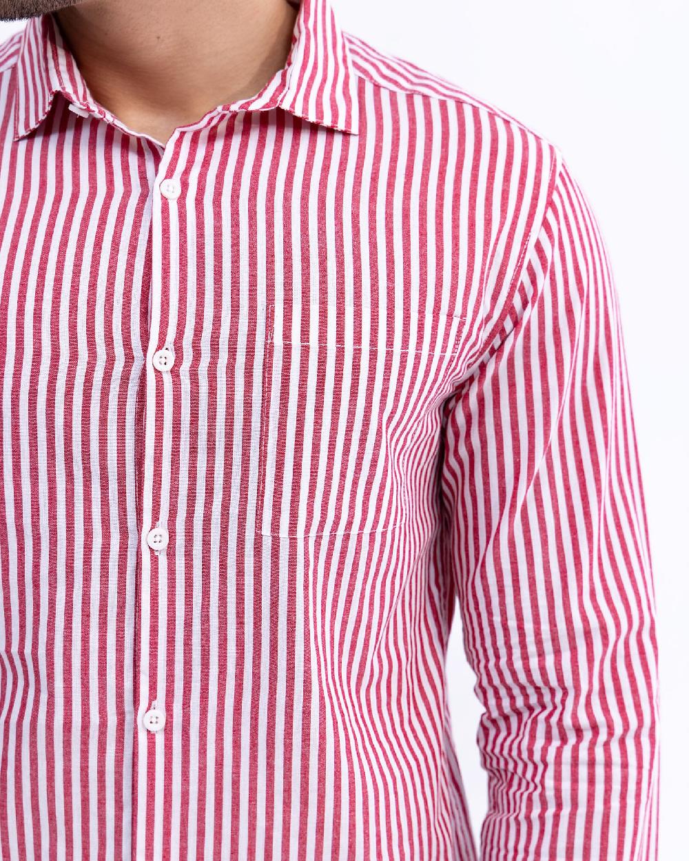 Engine Men Casual Shirt FC5020-00L-RED