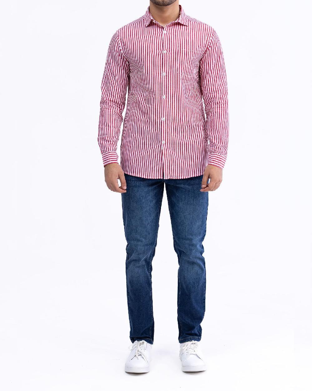 engine Men Casual Shirt FC5020-00L-RED