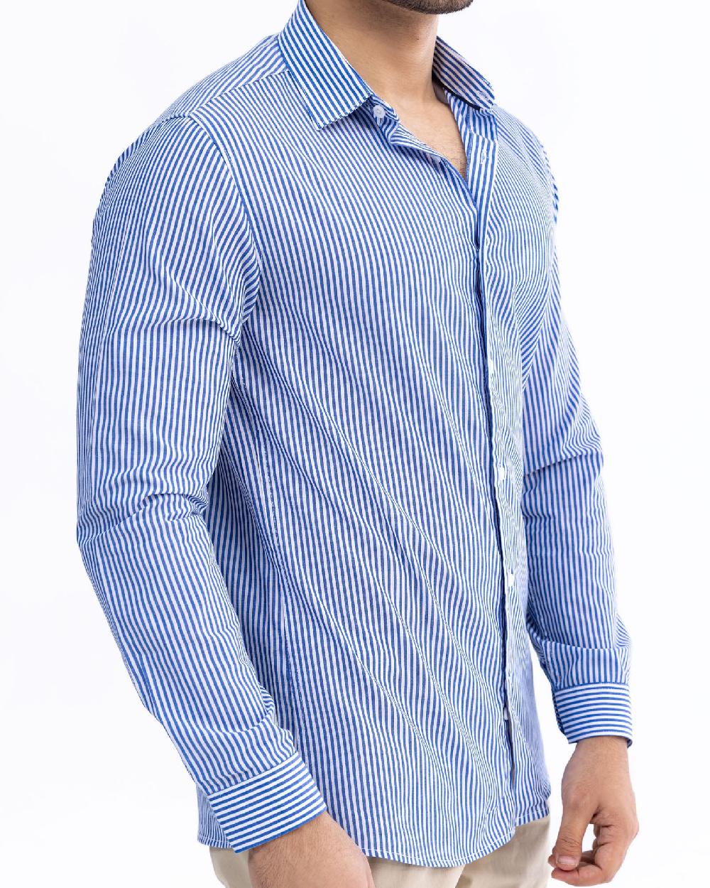 Engine Men Casual Shirt FC5021-00L-BLU