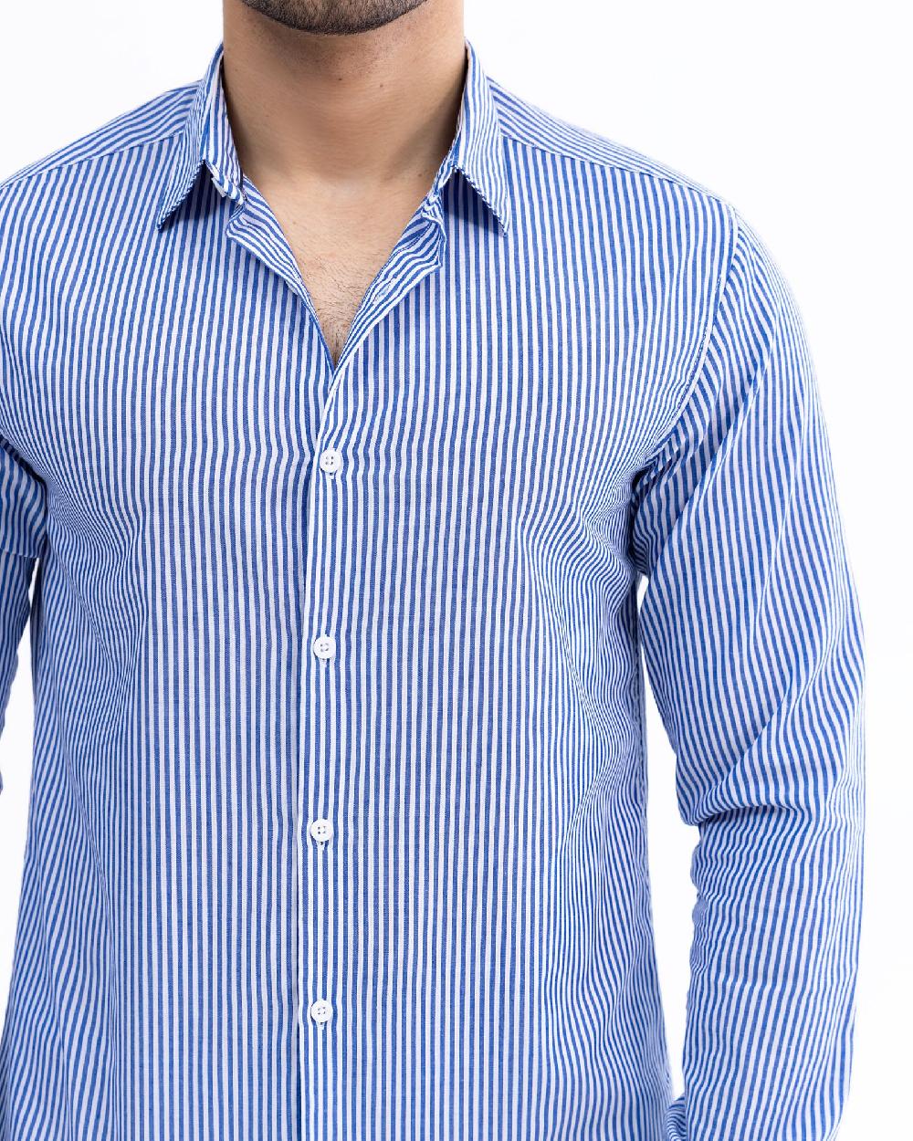 Engine Men Casual Shirt FC5021-00L-BLU