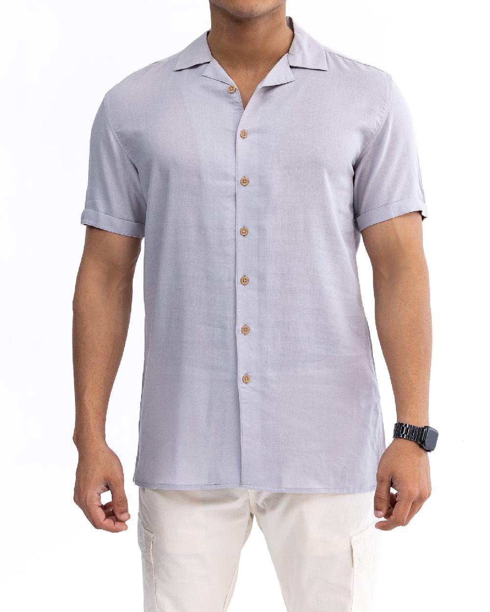 engine Men Casual Shirt FC5023-00L-GRY