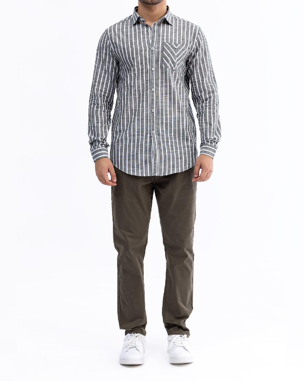 engine Men Casual Shirt FC5024-00M-GRY