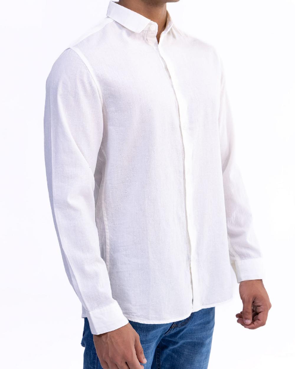 Engine Men Casual Shirt FC5027-00L-WHT