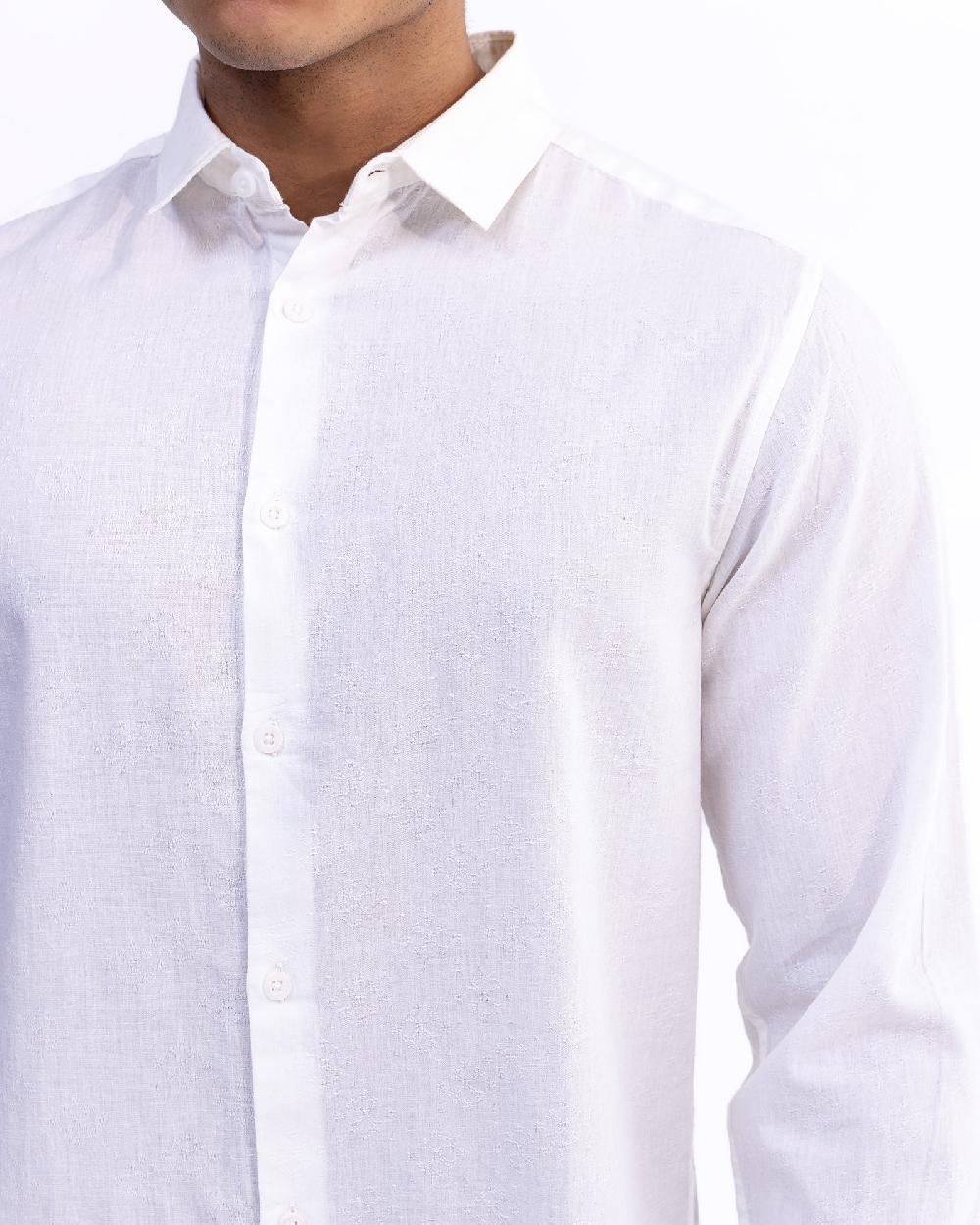 Engine Men Casual Shirt FC5027-00L-WHT