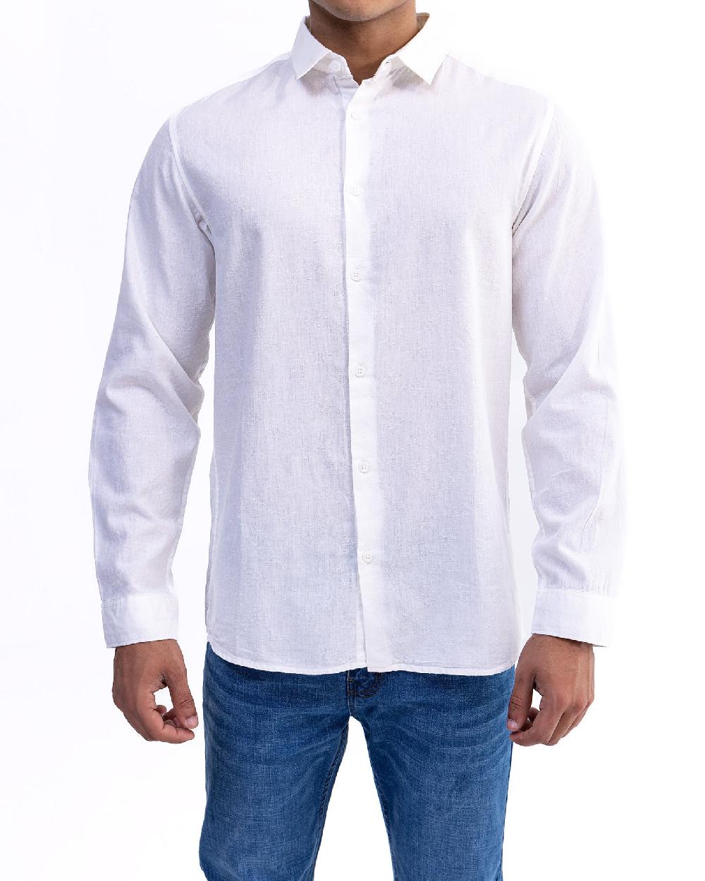 engine Men Casual Shirt FC5027-00L-WHT