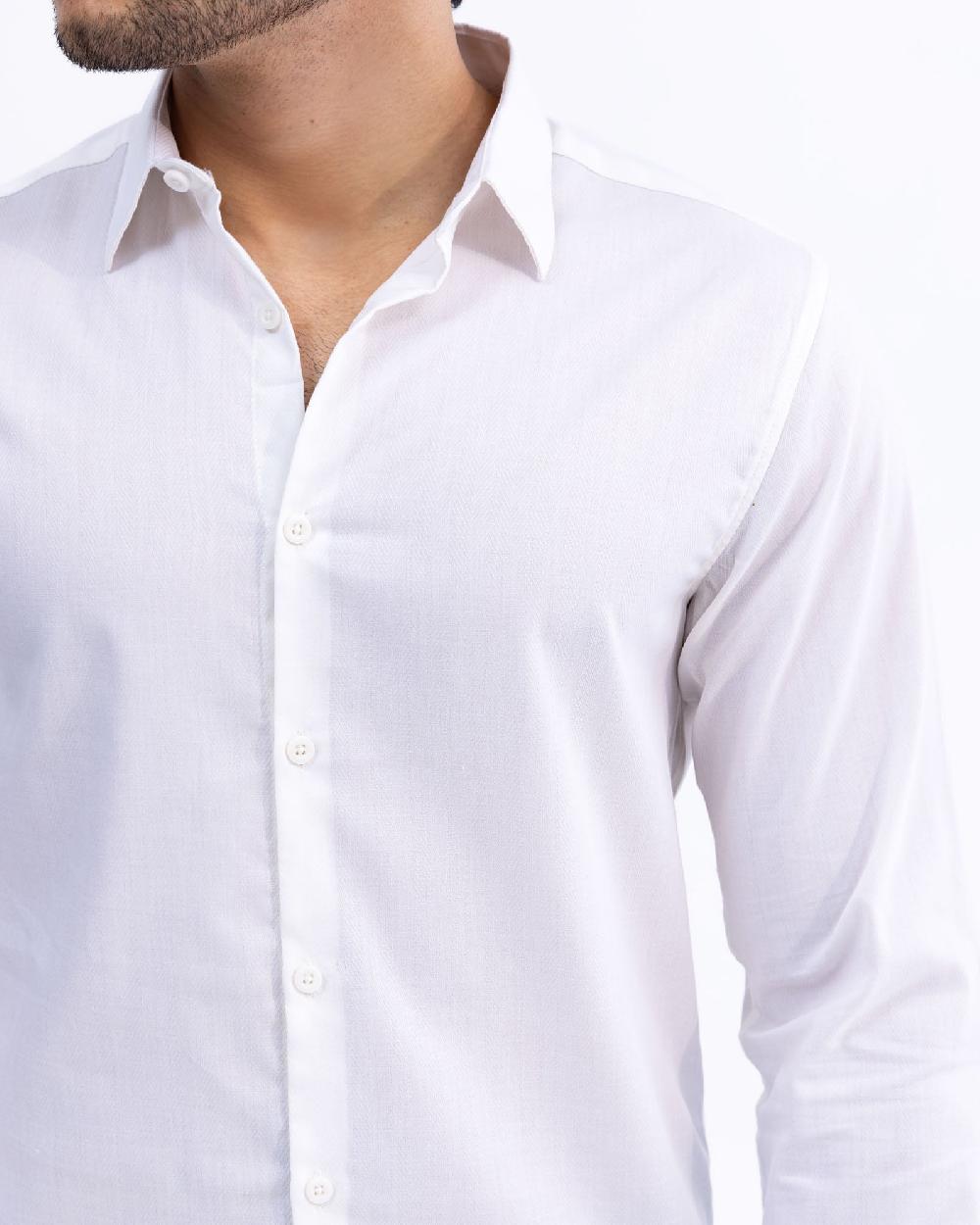 Engine Men Casual Shirt FC5028-00L-WHT