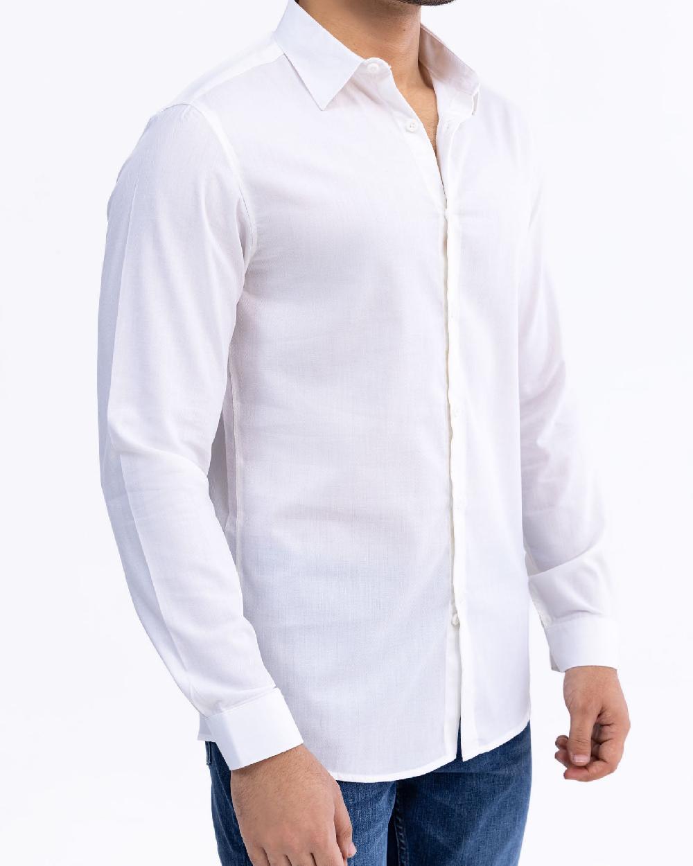 Engine Men Casual Shirt FC5028-00L-WHT