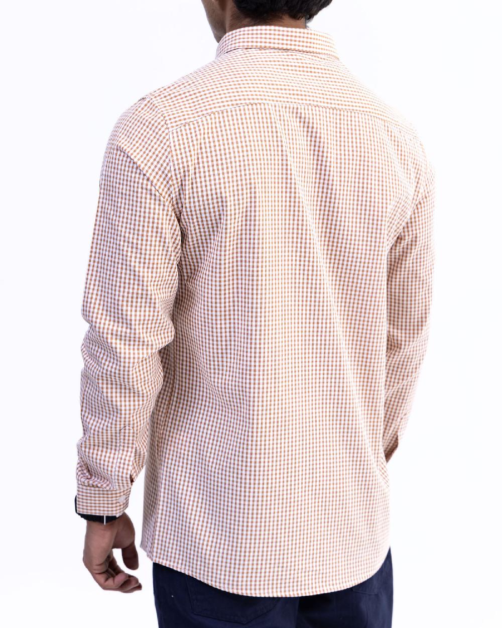 Engine Men Casual Shirt FC5030-00L-BRN