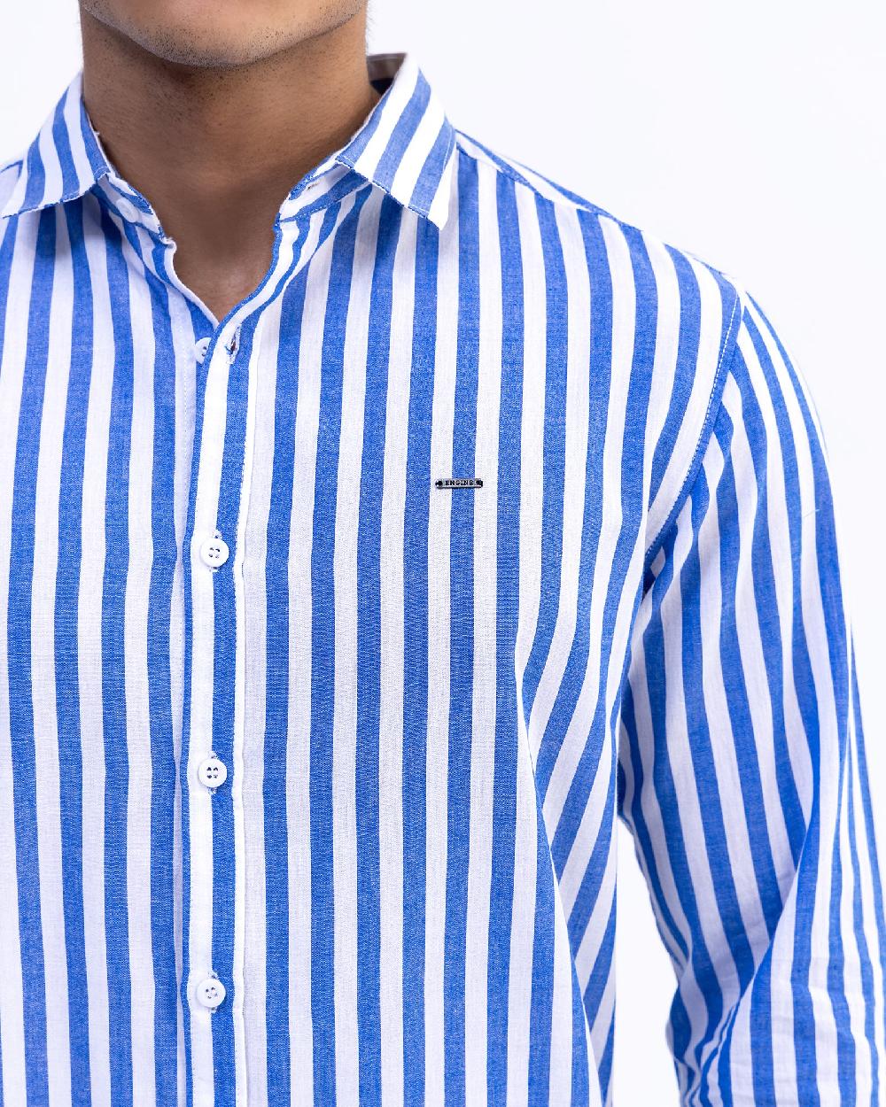 Engine Men Casual Shirt FC5031-00L-BLU