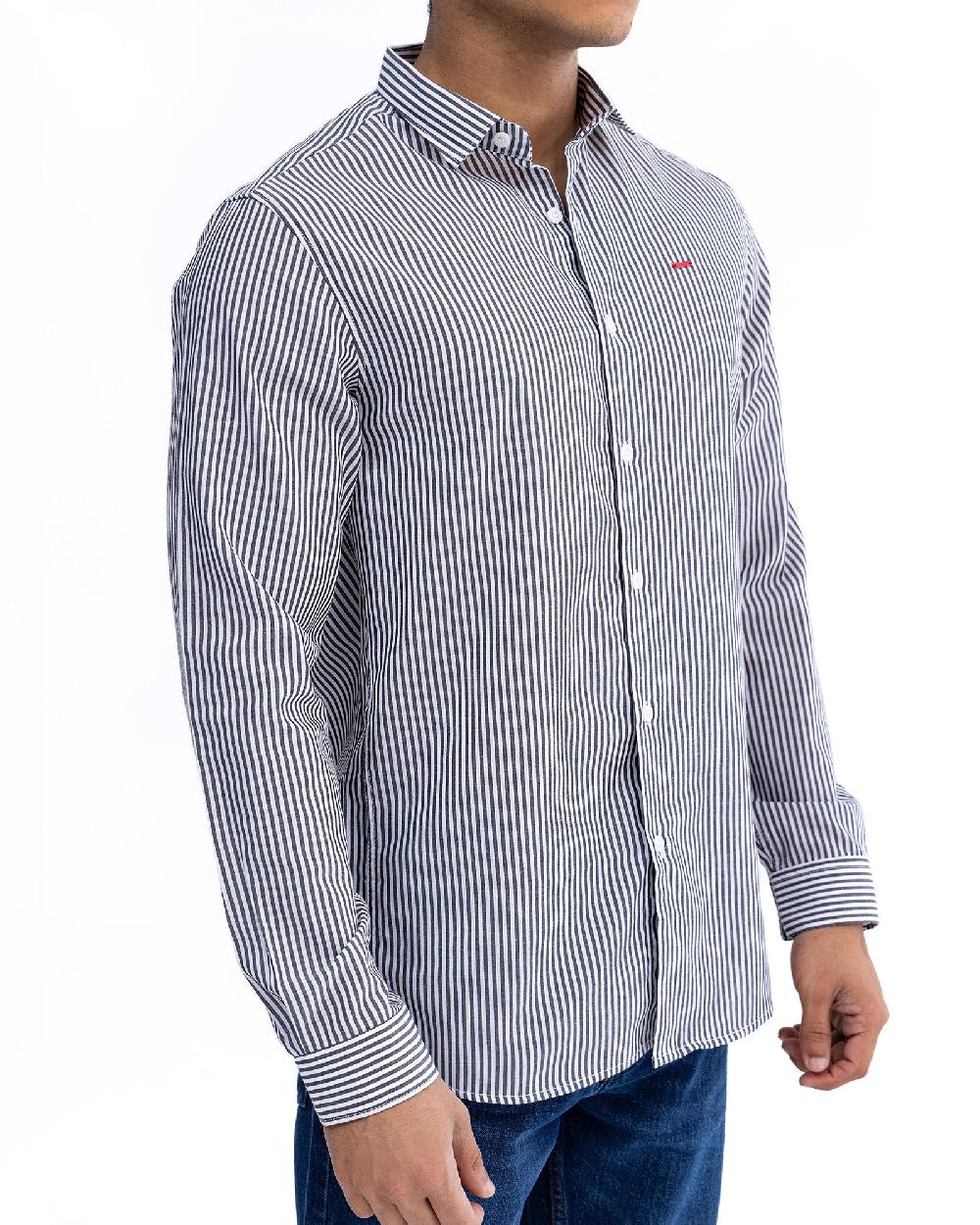 Engine Men Casual Shirt FC5034-00L-BLK