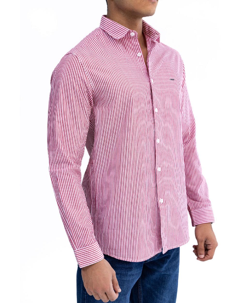 Engine Men Casual Shirt FC5034-00L-RED