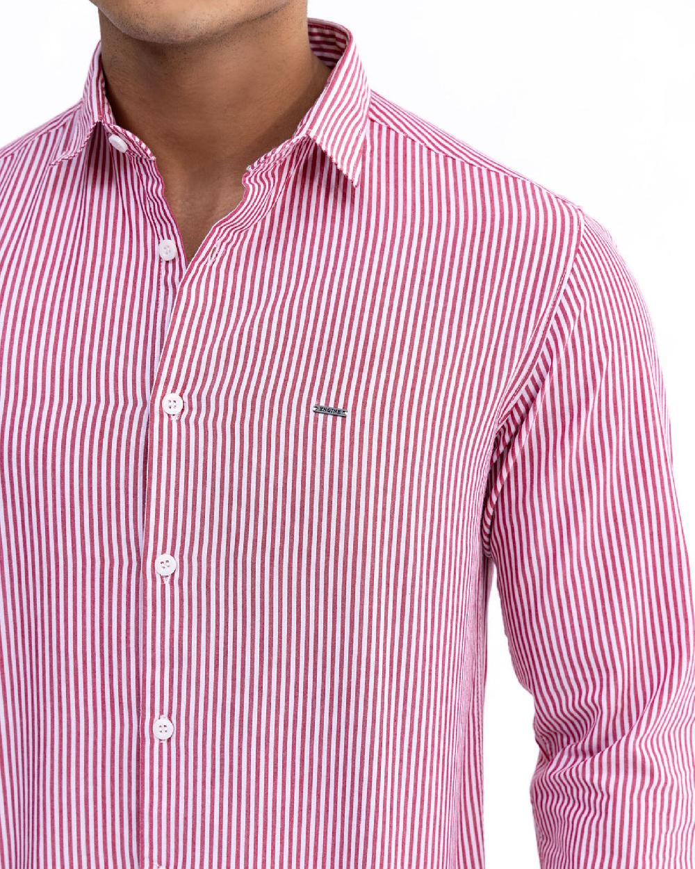 Engine Men Casual Shirt FC5034-00L-RED