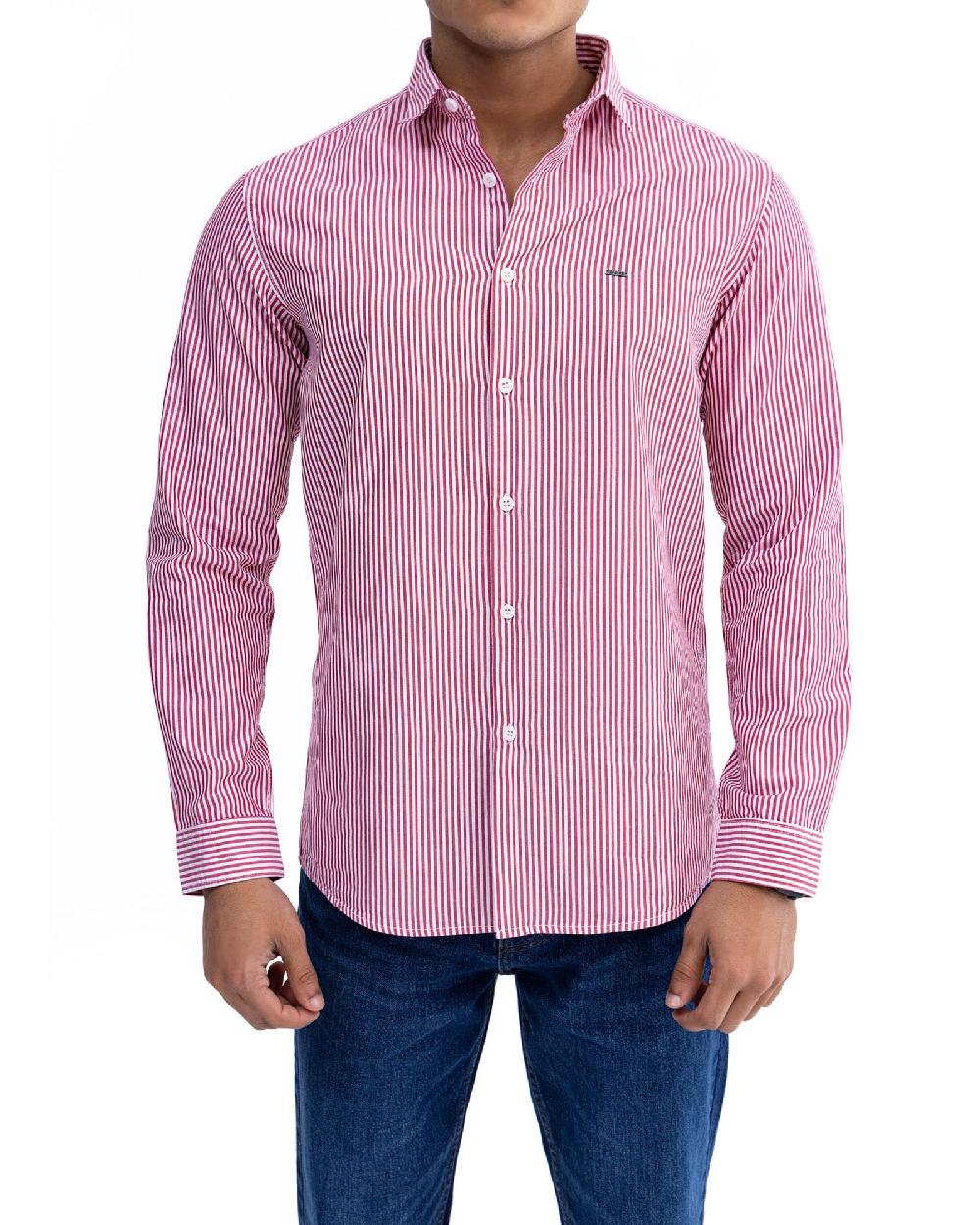 engine Men Casual Shirt FC5034-00L-RED