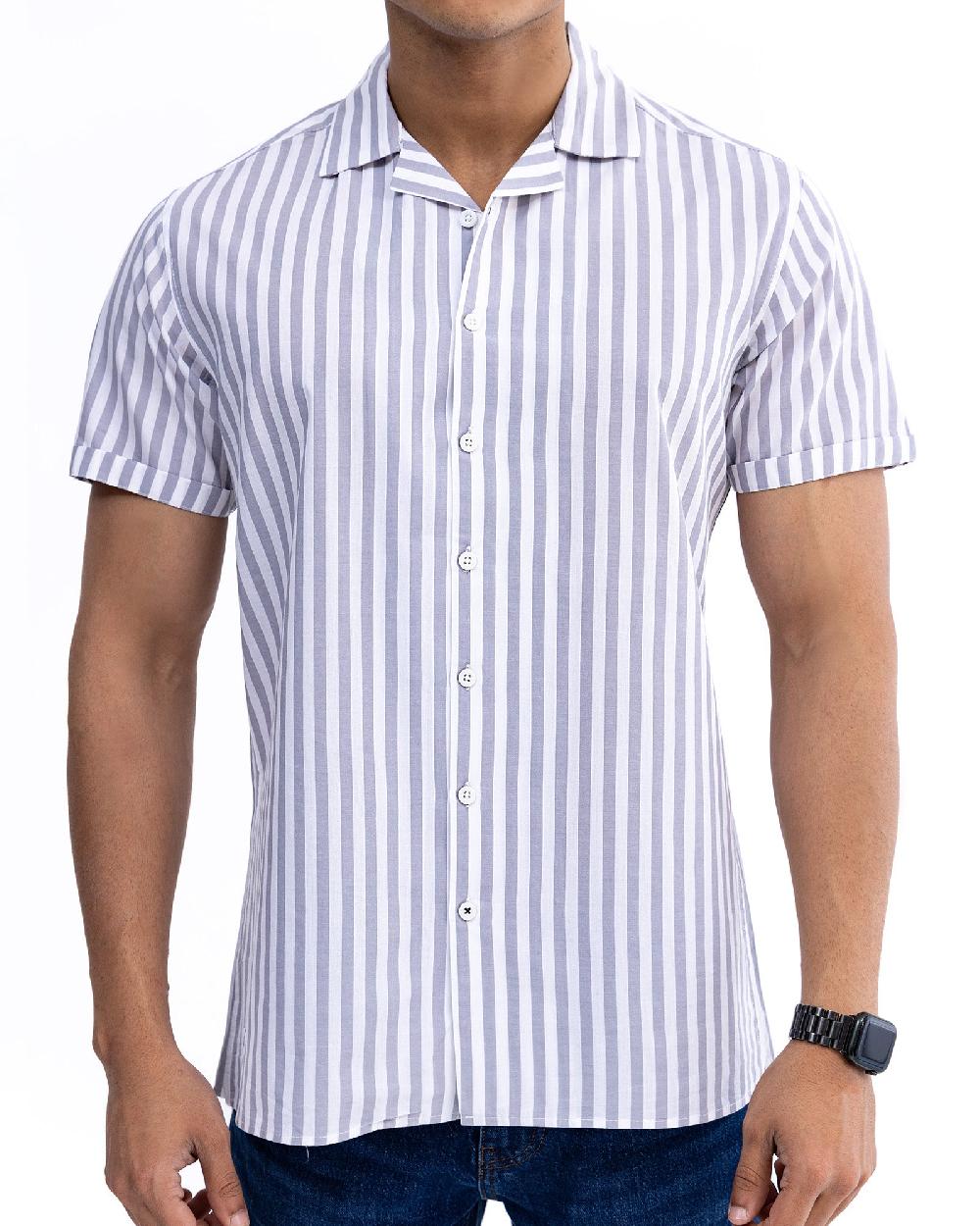 engine Men Casual Shirt FC5037-00L-GRY