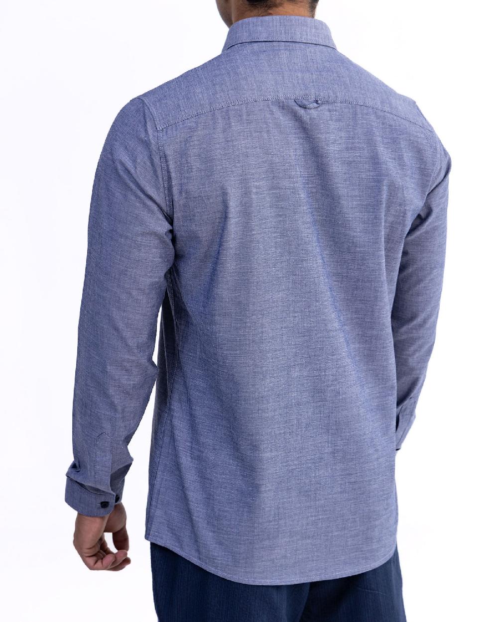 Engine Men Casual Shirt FC5038-00L-BLU