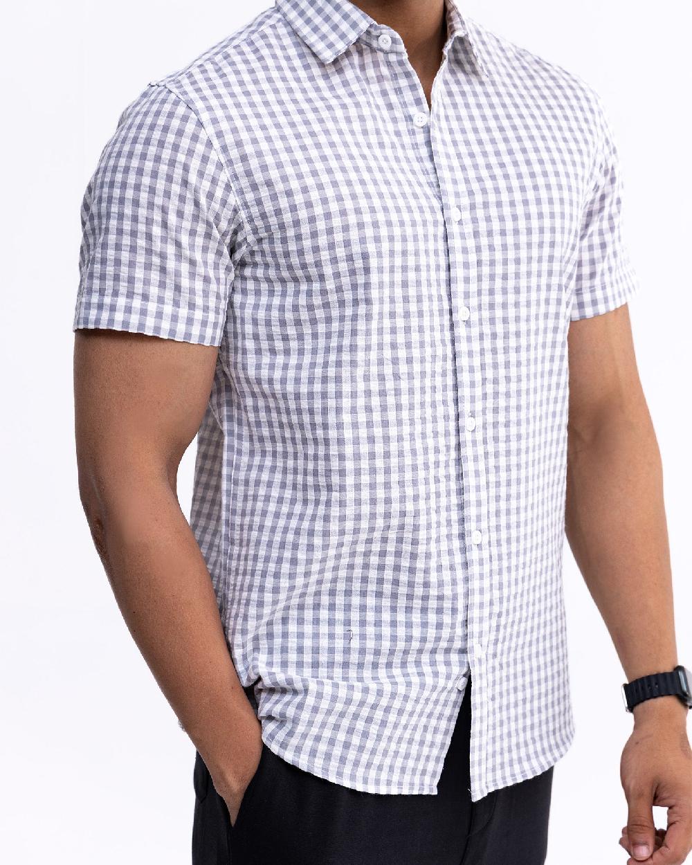 Engine Men Casual Shirt FC5042-00L-GRY