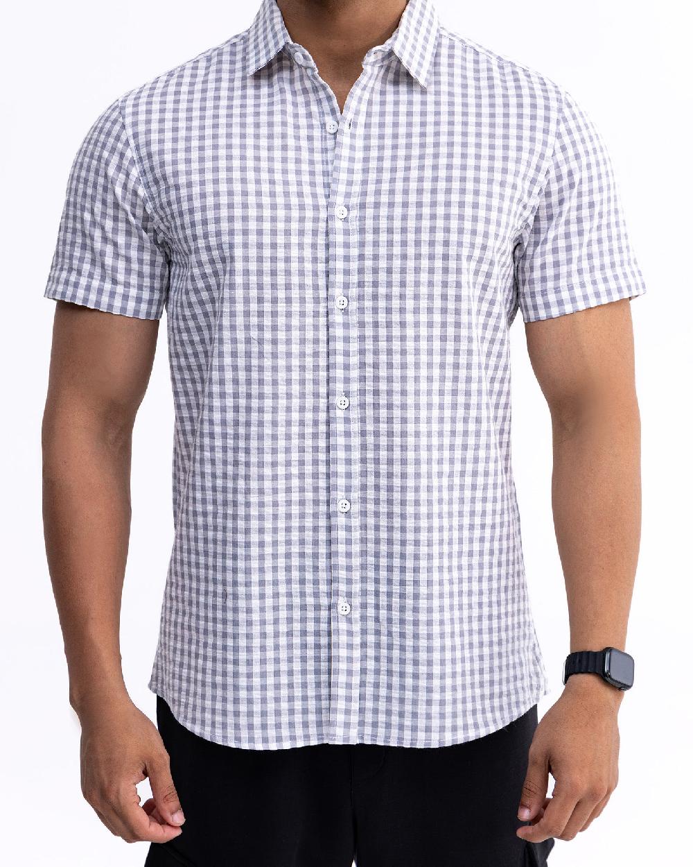 engine Men Casual Shirt FC5042-00L-GRY