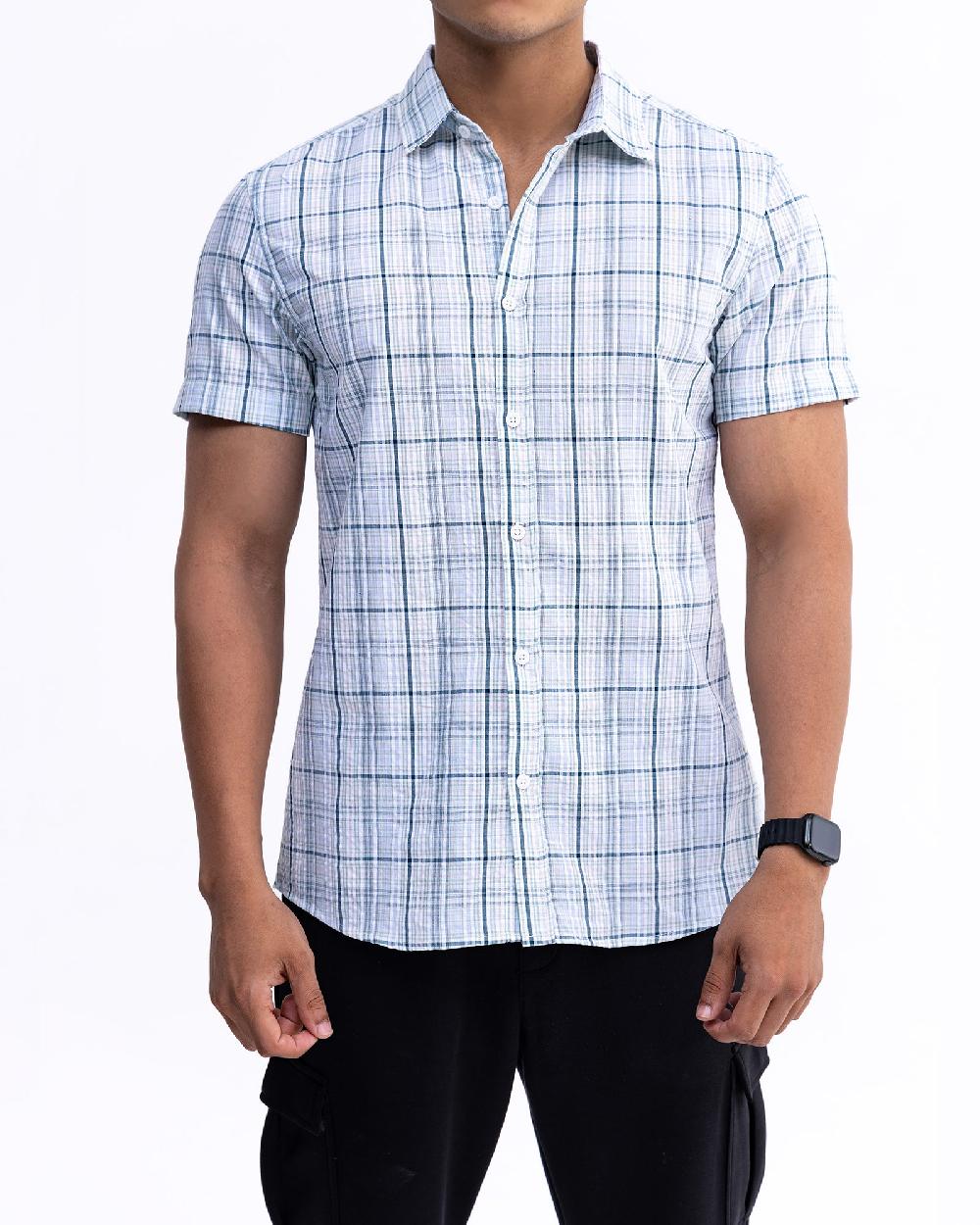 engine Men Casual Shirt FC5042-00L-LGR