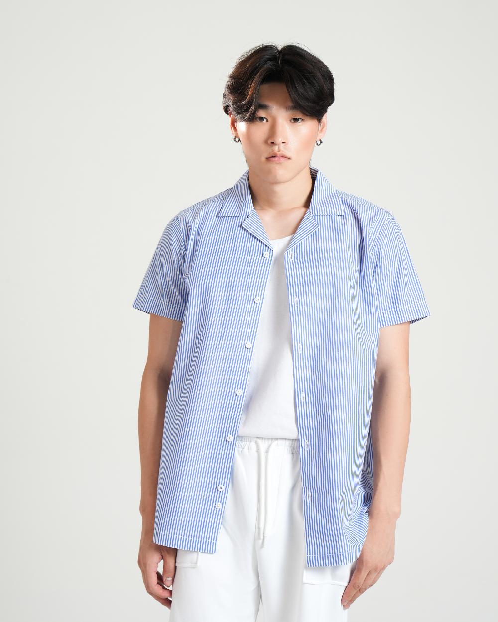 Engine Men Casual Shirt FC5044-00L-BLU