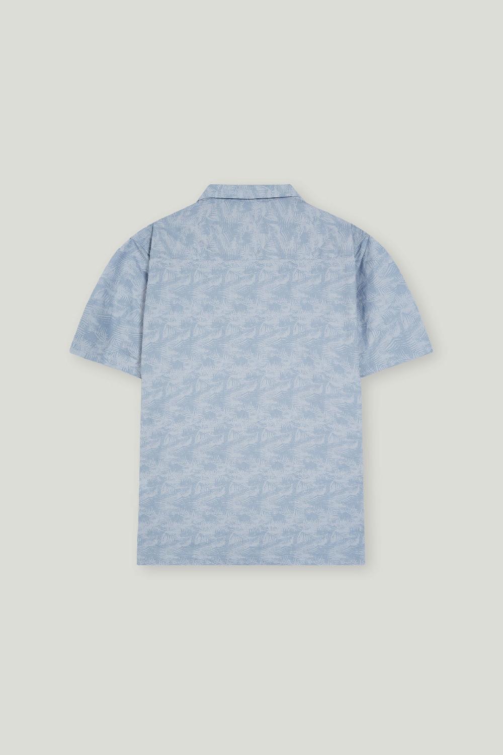Engine Men Casual Shirt FC5048-00S-BLU