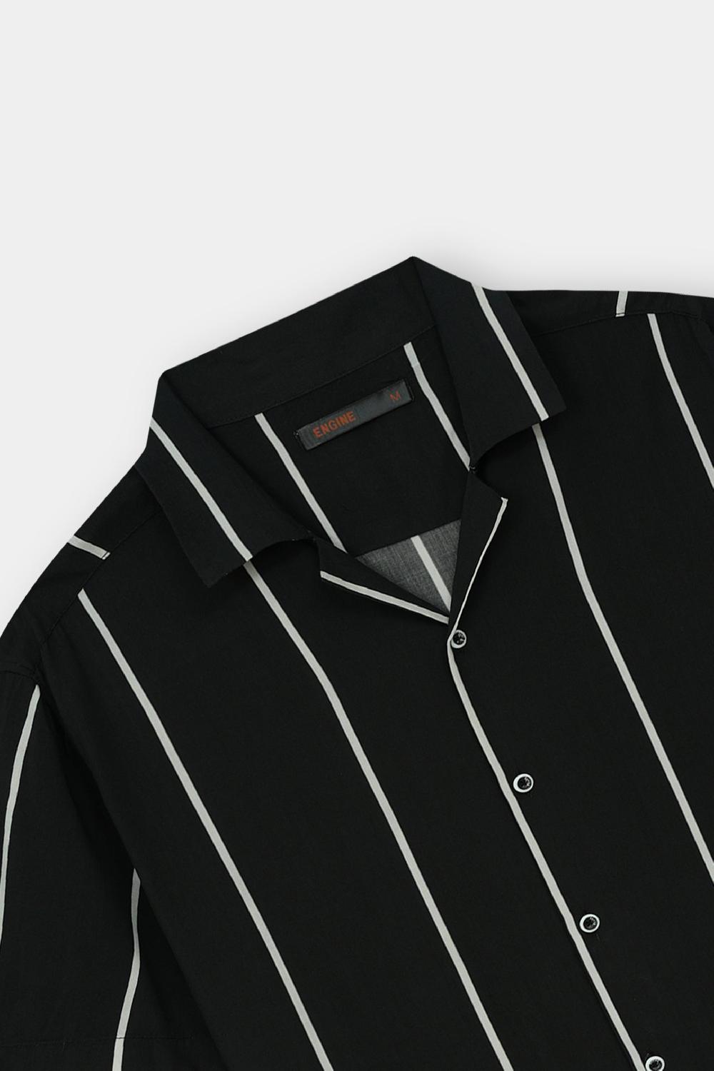 Engine Men Casual Shirt FC5049-0XL-BLK