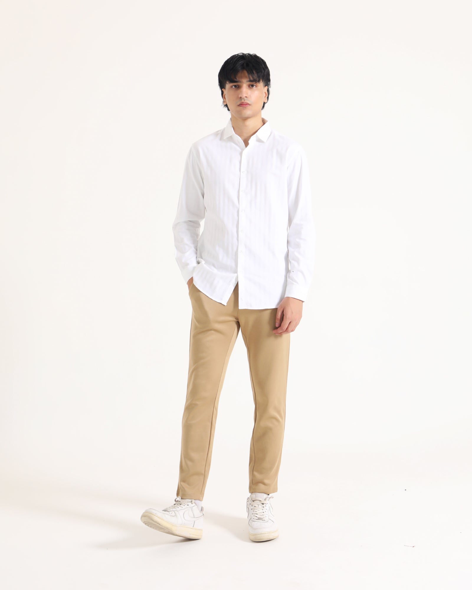 Engine Men Casual Shirt MC4081-0XL-WHT
