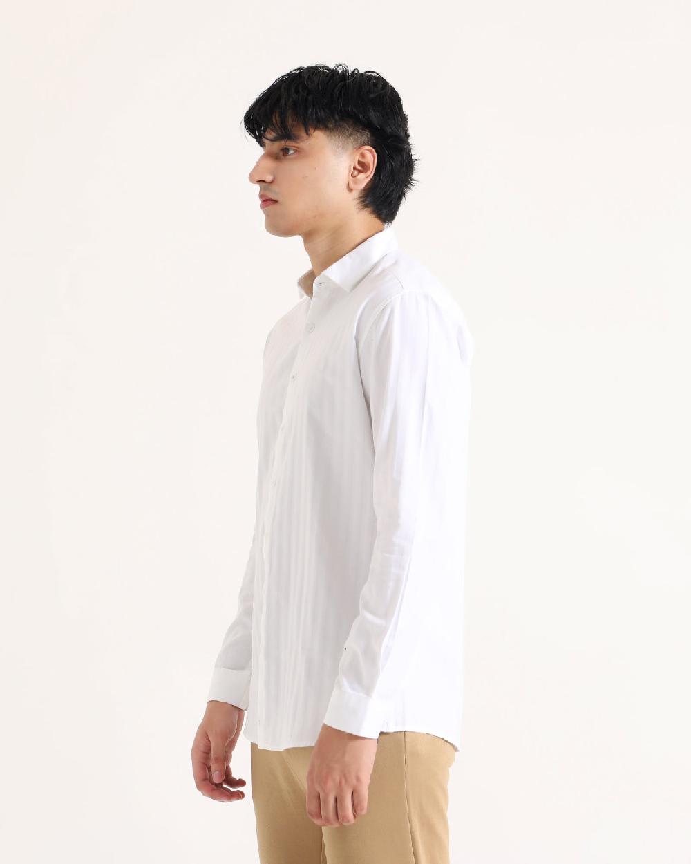 Engine Men Casual Shirt MC4081-0XL-WHT