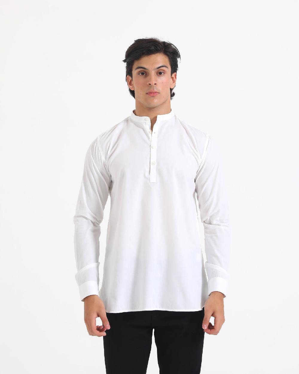 engine Men Casual Shirt MC4085-00S-WHT