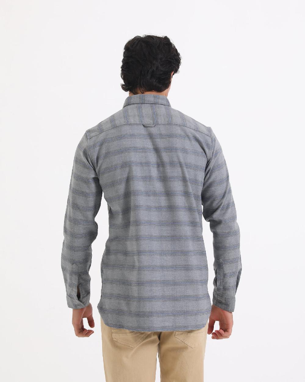 Engine Men Casual Shirt MC4087-00S-GRY