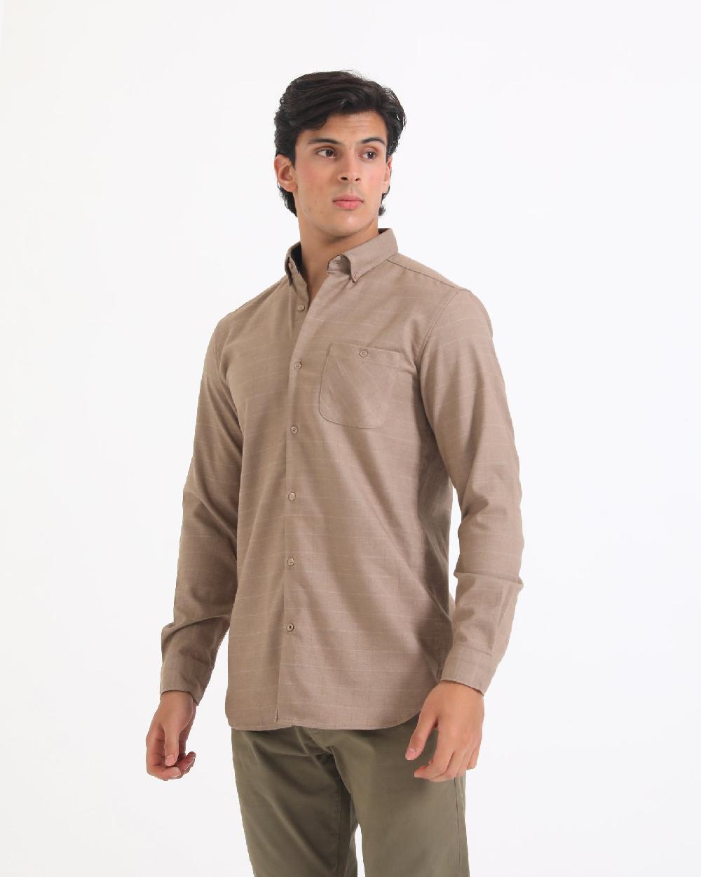 Engine Men Casual Shirt MC4087-00S-LBN