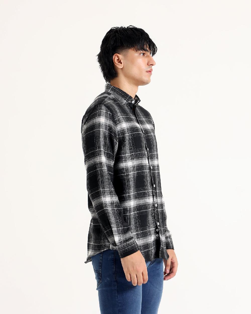 Engine Men Casual Shirt MC4091-00S-BLK