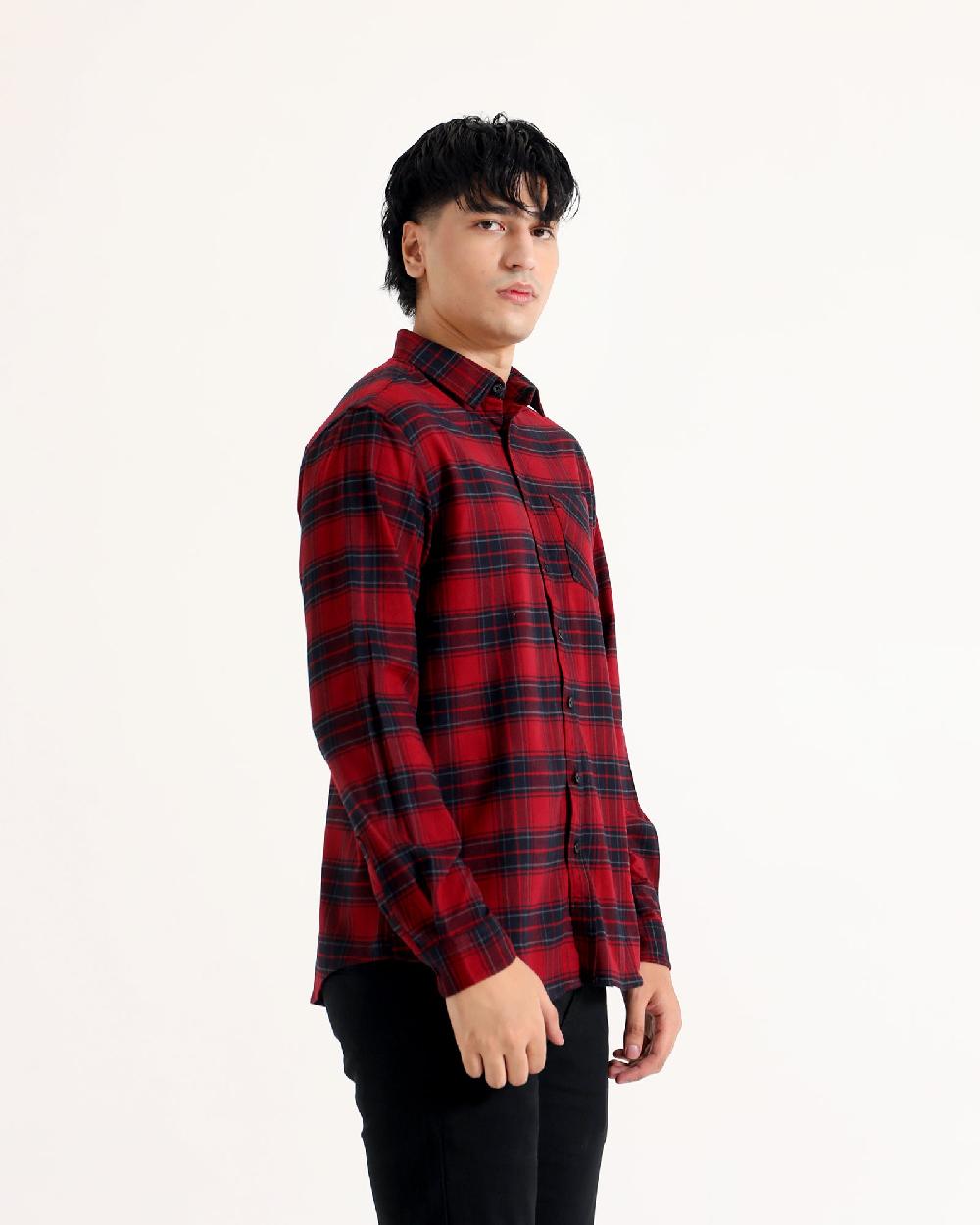 Engine Men Casual Shirt MC4092-00S-MRN