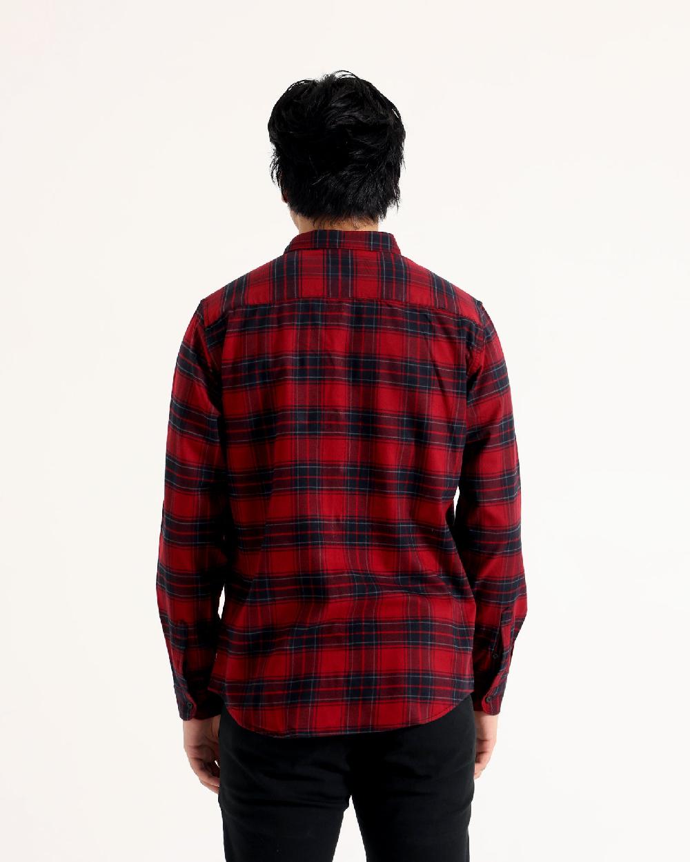 Engine Men Casual Shirt MC4092-00S-MRN