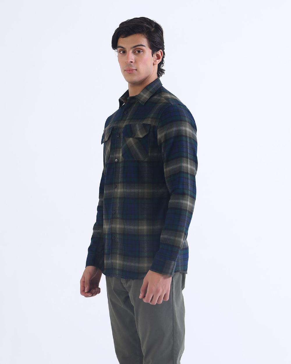 Engine Men Casual Shirt MC4096-00L-OLV