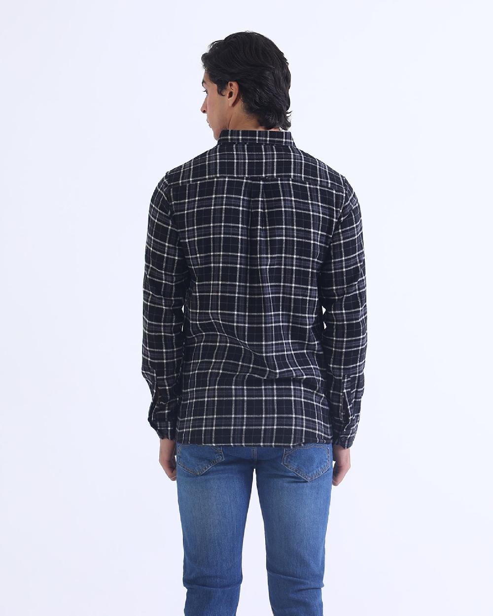 Engine Men Casual Shirt MC4098-00S-BLK