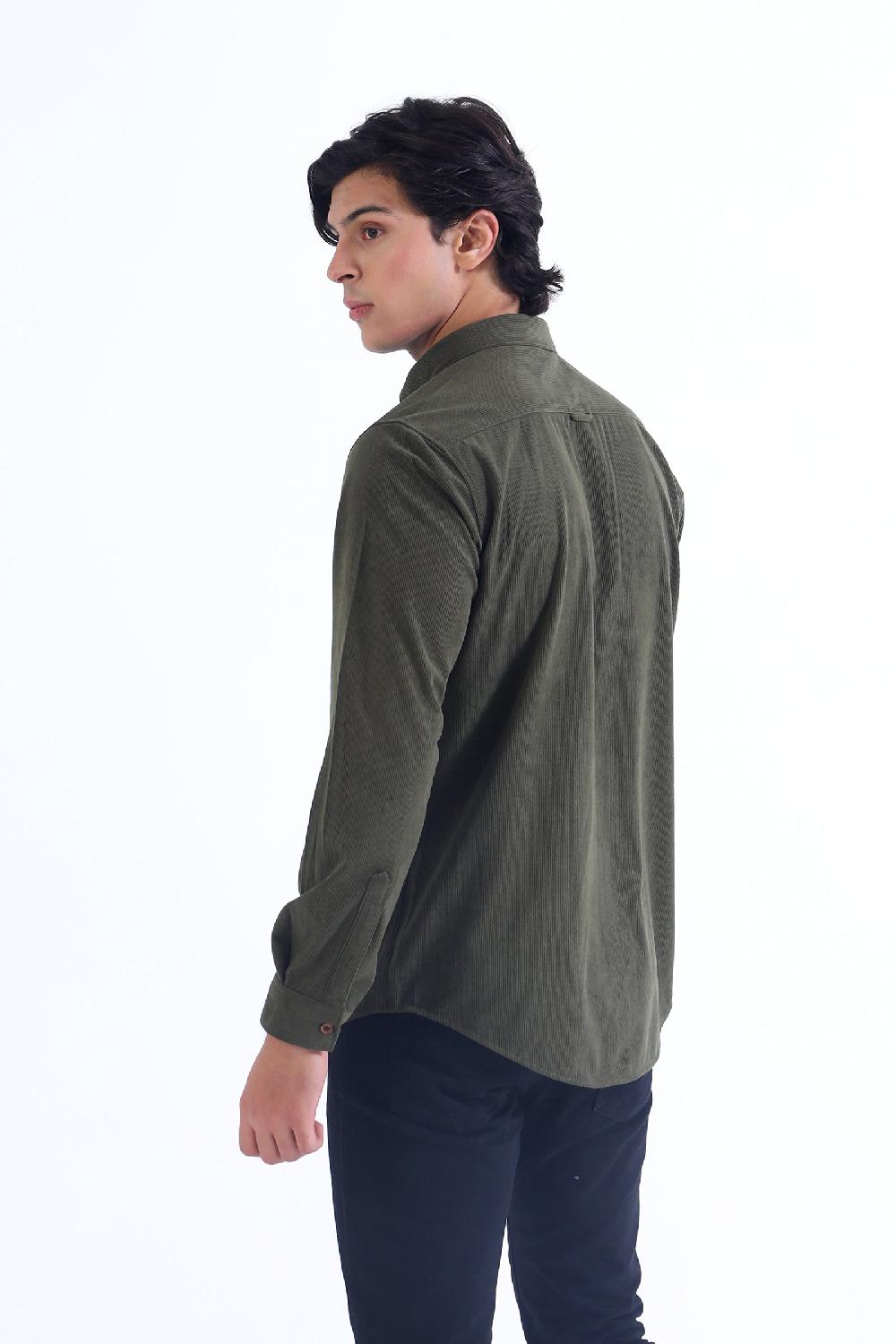 Engine Men Casual Shirt MC4101-00S-OLV