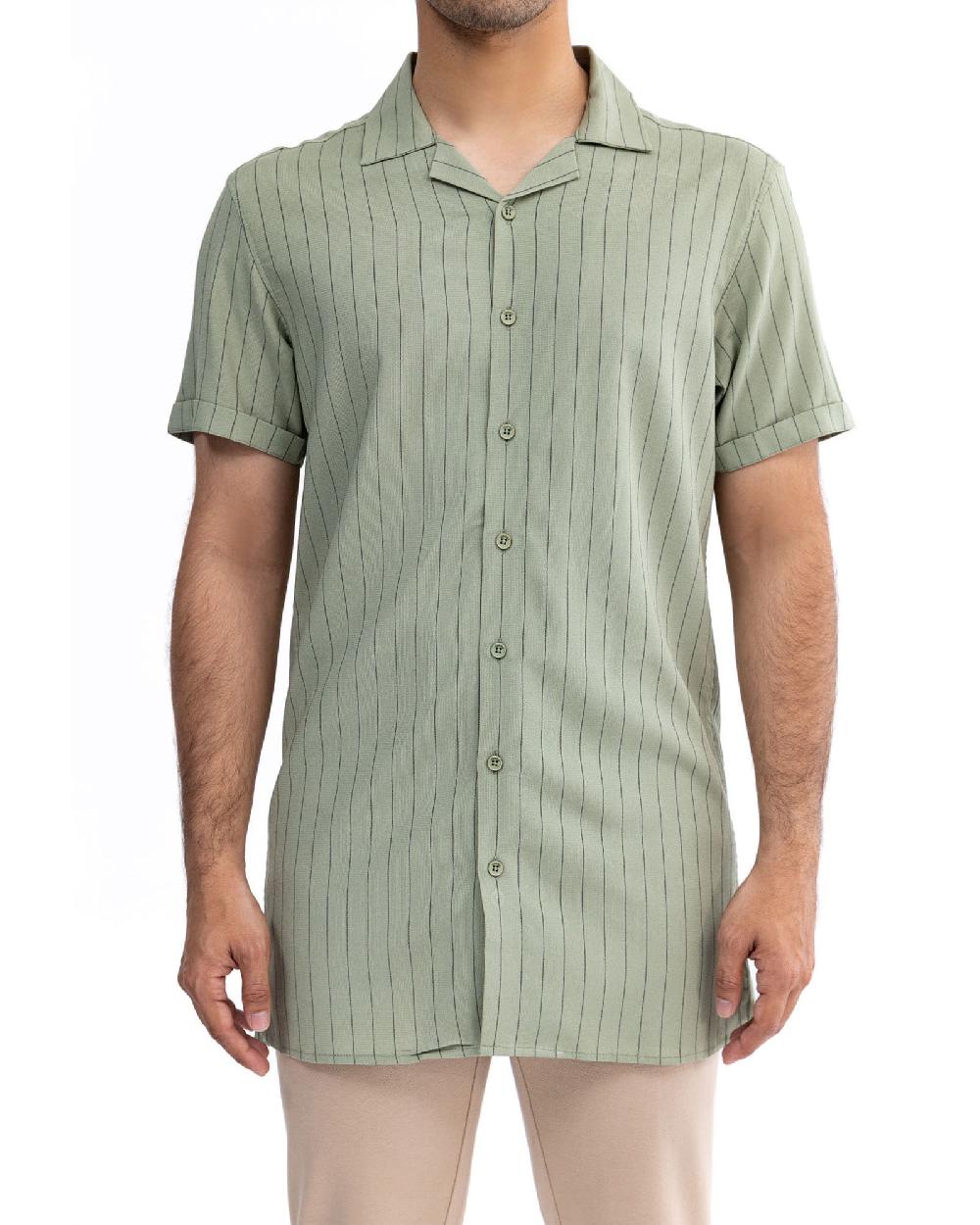 engine Men Casual Shirt MC5031-00L-OLV