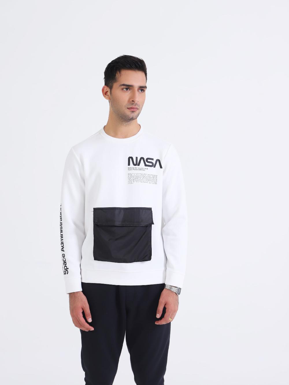 Engine Men Fashion Sweatshirt MT4178-00S-WHT