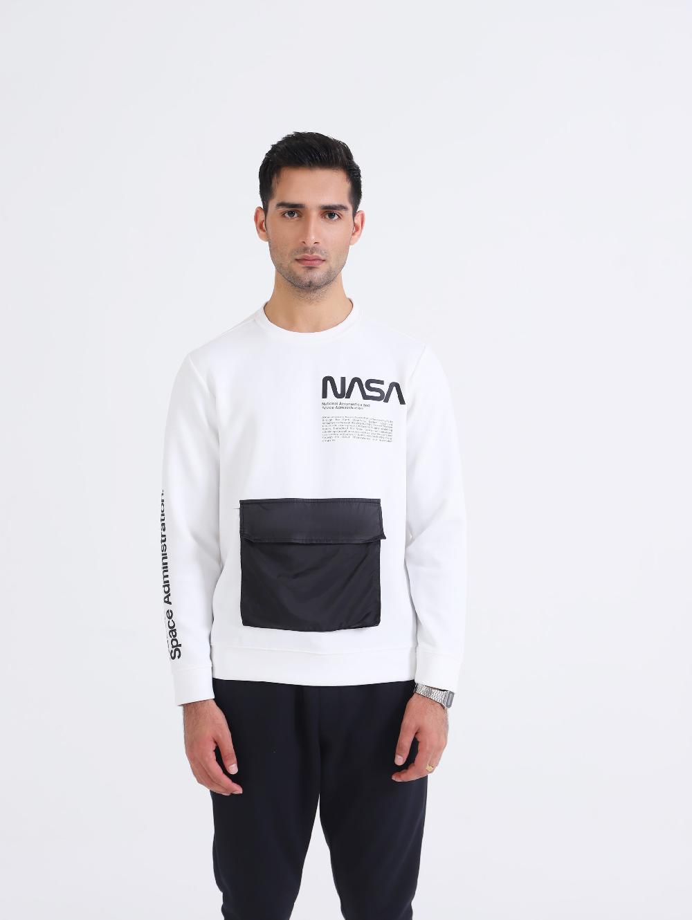 engine Men Fashion Sweatshirt MT4178-00S-WHT