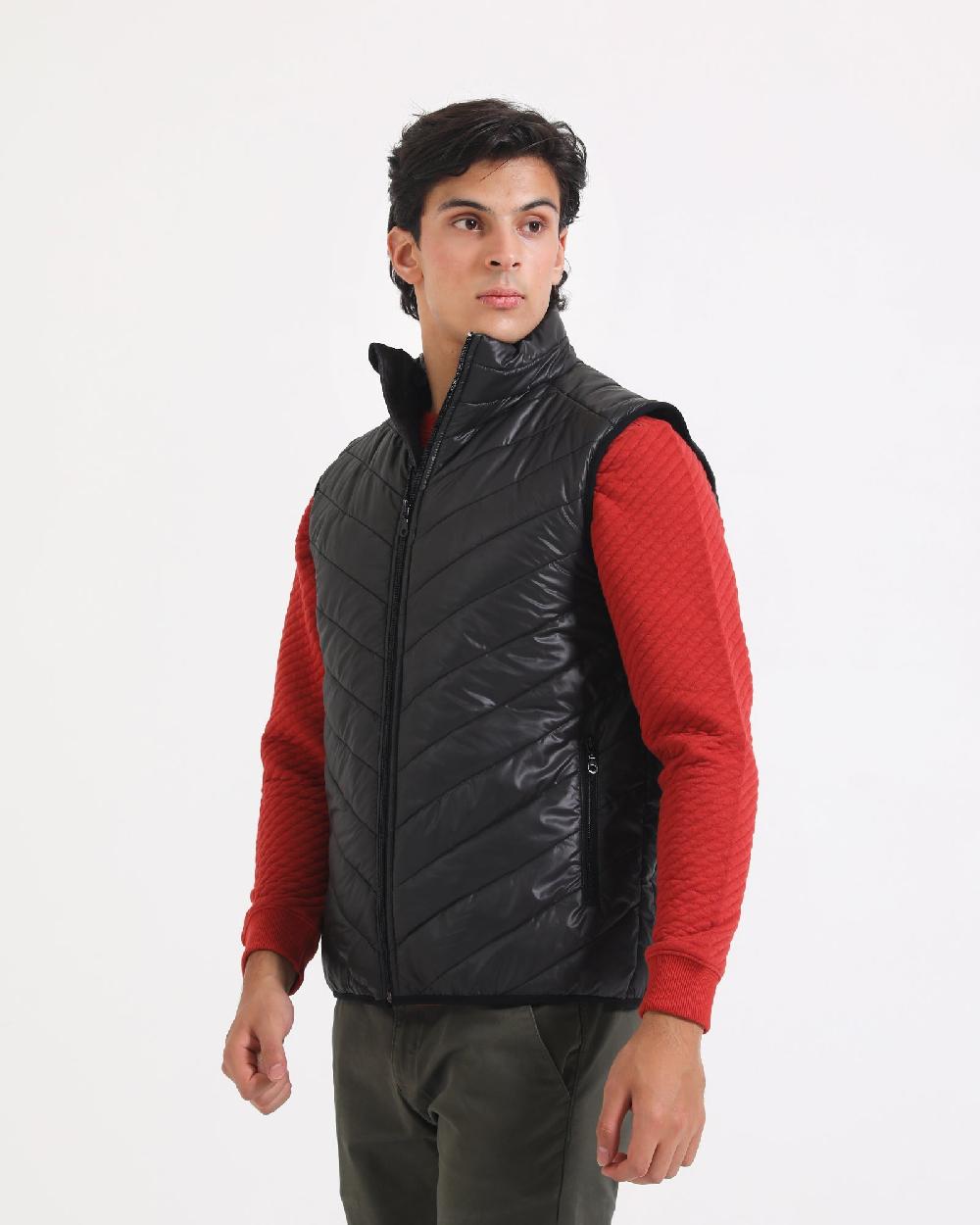 Engine Men Gilet Jacket MJ4003-00S-BLK